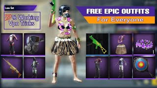 How To Get Luau Set in Pubg Mobile | Pubg Mobile Free item | Crashing Waves UMP9 Skin ✓ BikashGaming