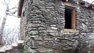 Hiking Appalachian Trail Up to Blood Mountain Shelter