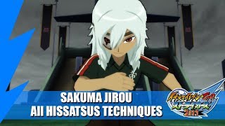 Sakuma Jirou - All Hissatsus Techniques | Inazuma eleven GO Strikers 2013