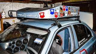 Огромный бокс на крышу акцента за копейки