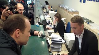 Дальнобойщики пришли в петербургский офис «Платона»