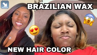 BRAZILIAN WAX, NEW HAIR, & TIME W/ MY BESTIE | ? VLOGMAS DAY 12-13