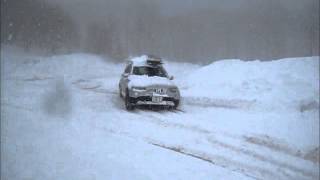 BMW　X3　E83 SnowDriveinJapan