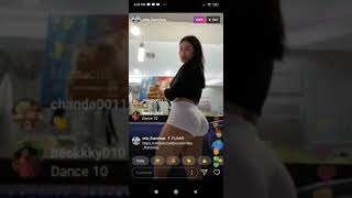 Sexy latina in booty shorts