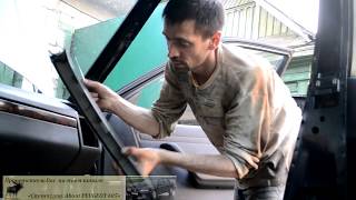 PEUGEOT 605. Как снять пластик (передней стойки) салона.