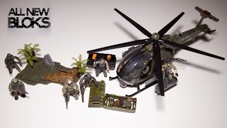Mega Bloks Call of Duty Chopper Strike with Jungle Troopers Speed Build Review