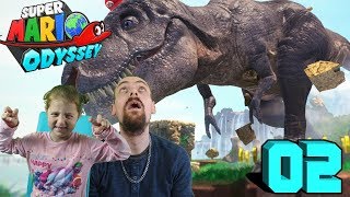 SUPER MARIO ODYSSEY GAMEPLAY PART 2 - Wir sind ein T-Rex | Let´s Play Mario Odyssey Deutsch