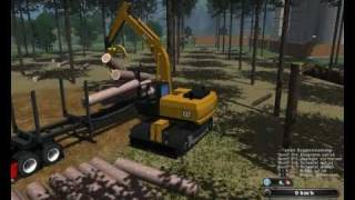 Holzfäller extrem TEIL 2 Landwirtschafts Simulator 2011 HD ( FORST Holz MOD)