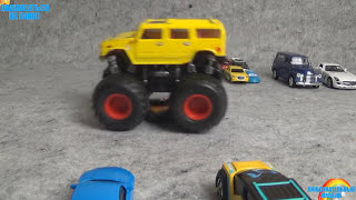 Машинки мультфильм - Мир машинок - 74 серия: Выставка машин, Монстер трек Monster Track