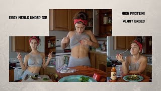 EASY MEALS UNDER 30 MIN! PLANT BASED GAINS! STIR FRY