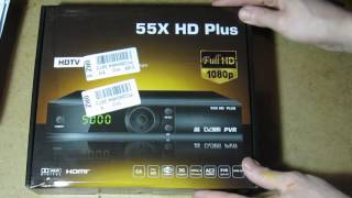 Black Friday - ROZETKA - ТВ-ресивер DVB-S/S2 55X HD Plus Black   unboxing -