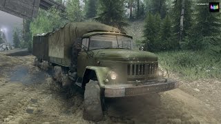 SpinTires обзор мода ( ЗиЛ - 131 ) Не подкопаться! :-))