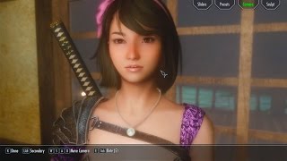 Female Ranger (Oriental face) - Skyrim ENB HDT Mods (255+)