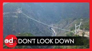 Don't Look Down! World's Longest Suspended Footbridge Opens in Northern Portugal