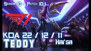 T1 Teddy KAI'SA vs SENNA ADC - Patch 10.1 KR Ranked