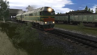 Trainz 19 Обкатка мультиплеерного 2ТЭ121-021.1440р