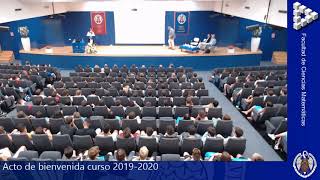 Acto bienvenida curso 2019-2020