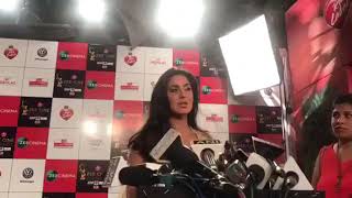 Red Carpet interview with Katrina Kaif at zee Cine awards 2017.