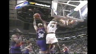 Shawn Kemp Destroys Barkley on the Rebound and Slams it in (and 1)
