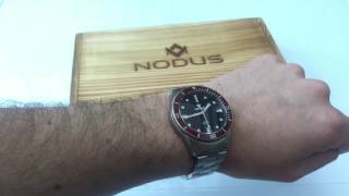 Nodus Trieste Watch Review (Burgundy / Swiss STP 1-11)