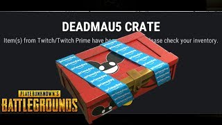 FREE PUBG Deadmau5 Crate | Twitch Prime Members Only