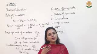 Lecture: Chemical Kinetics - 1