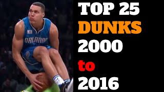 Top 25 NBA Slam Dunk Contest Dunks of All Time (2000-2016) HD Best List