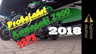 Kawasaki Z900 Probefahrt (2018) | 48PS | #Master