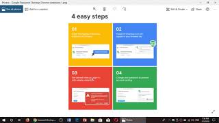 Great Extension for Google Chrome Password Checkup to make sure passwords are safe to use