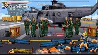 Art of Fighting: Beats of Rage Remix 3 OpenBor Playthrough - Stage 4 ARMY DOCKS