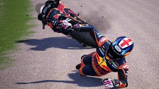 MotoGP 18 CRASHES 12