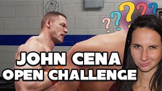 John Cena Open Challenge Mystery Opponent | WWE 2K18