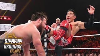 Drew Gulak suplexes Akira Tozawa onto Tony Nese’s spine: WWE Stomping Grounds 2019 Kickoff