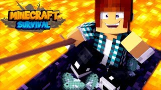 Minecraft Survival #34 - PESCANDO NA LAVA !!