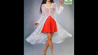 Ажурный мотив крючком для летнего кардигана