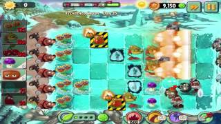Plants vs Zombies 2 : Frostbite Caves - Day 15 Walkthrough