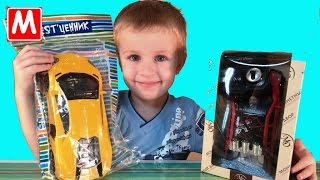 Машинка джип на пульте управления распаковка Machine the jeep  remote control unboxing мега макс