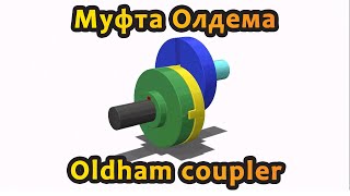Муфта кулачково-дисковая или механизм Олдема