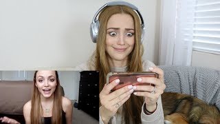 REACTING TO MY FIRST YOUTUBE VIDEO | Kat Chats
