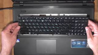 Замена клавиатуры ноутбука Asus X75a