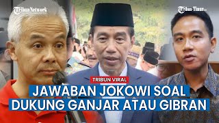 Jawaban Jokowi Ditanya soal Gibran jadi Cawapres Prabowo