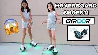HOVERBOARD SHOES?! UNBOXING| REVIEW OF THE NEW GYROSHOES!!!