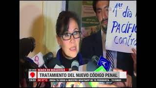 Senadores inician tratamiento de ley del código penal sobre el aborto
