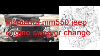 Mahindra mm550 engine swap or change
