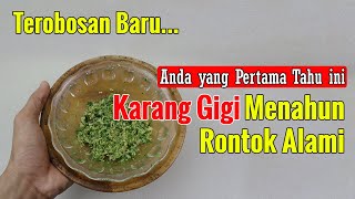 TAK PERLU PAKAI BIAYA MAHAL, RONTOKKAN KARANG GIGIMU SEKARANG JUGA DENGAN RESEP INI