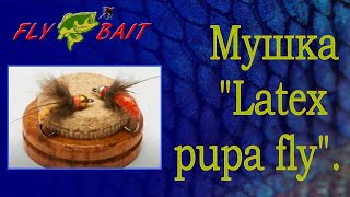 Мушка для ловли с бомбардой Latex Pupa Fly