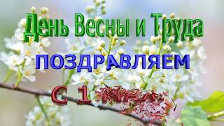 День Весны и труда!С 1 мая!НОВИНКА Заставка,футаж,видеофон