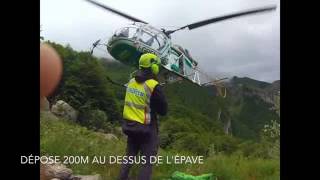 Recupération d'une épave de CTSW