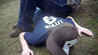 James Sitting on Timmy