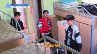 [PRODUCE101] 101 Special - 101 dorm exploration - CUBE's Trainees cut